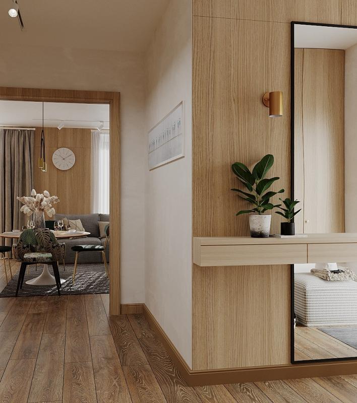 Каменный ламинат CM Floor в квартире