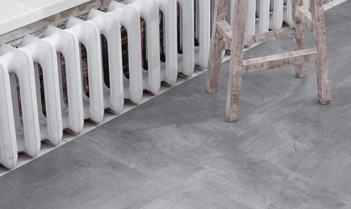 Виниловый ламинат Vinilam 61602 Серый Бетон