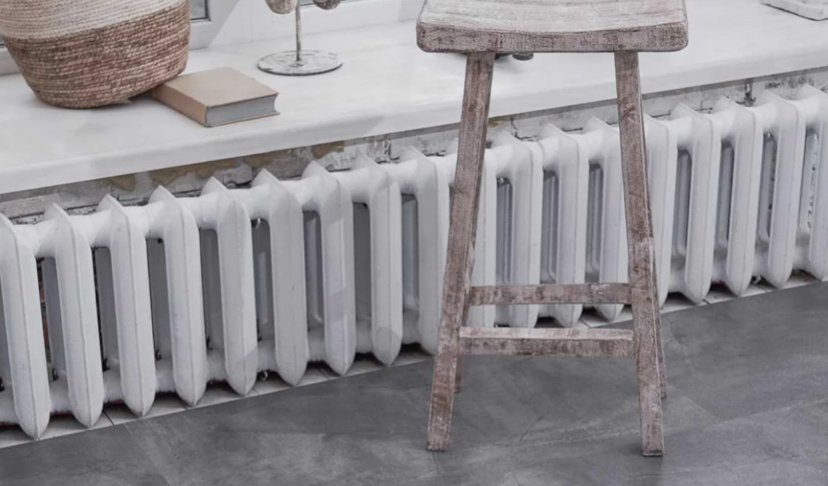 Виниловый ламинат Vinilam 61602 Серый Бетон