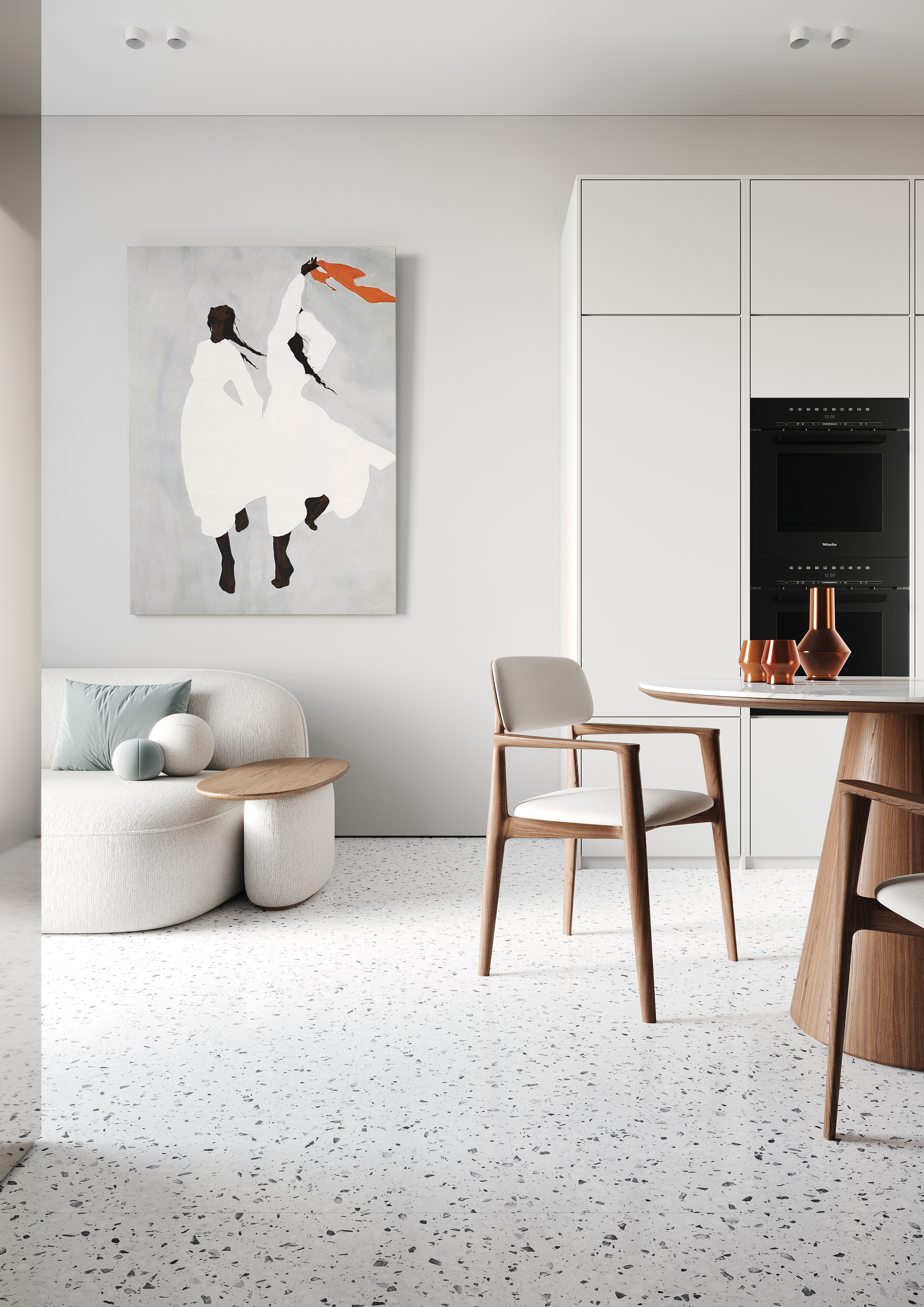 Плитка ПВХ Fargo 101-2 Терраццо Гранж