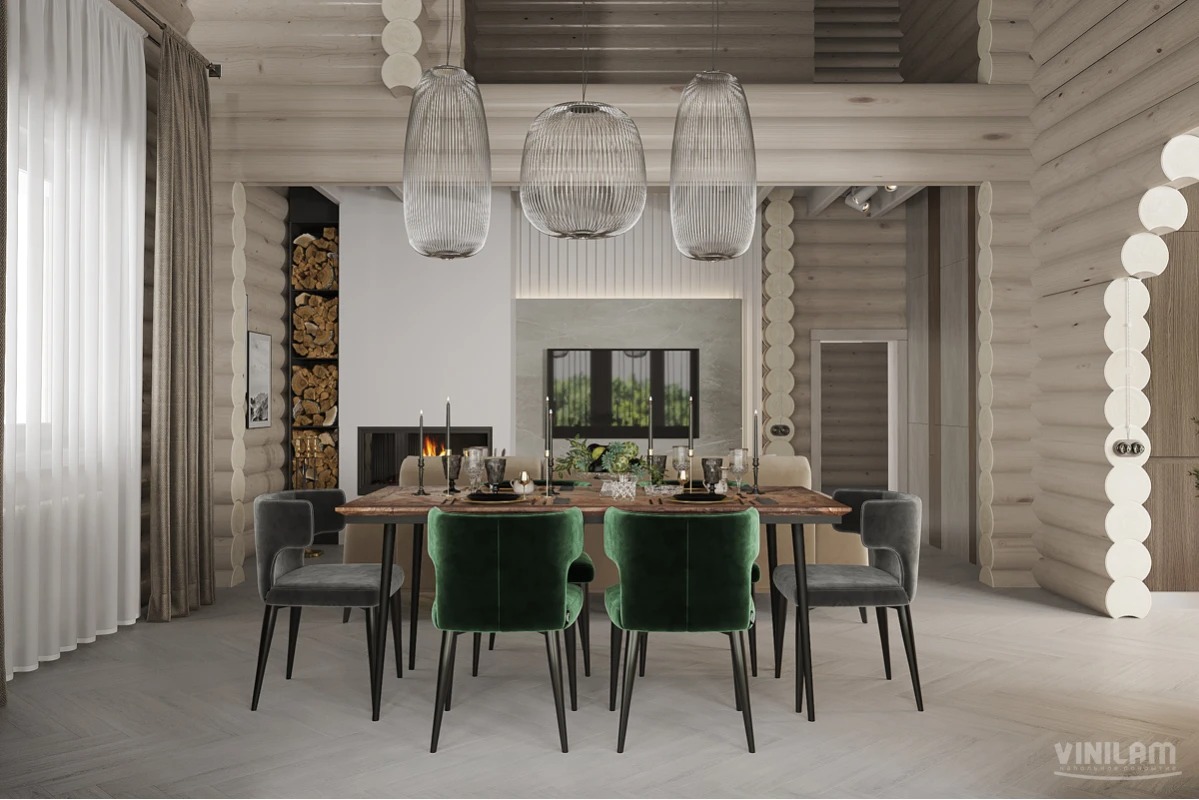 Плитка ПВХ Vinilam PARQUET Herringbone IS11366 Паркет Санторини