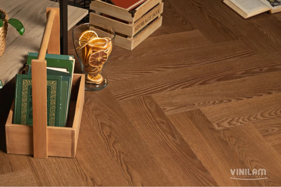 Виниловый ламинат VINILAM PARQUET HERRINGBONE Glue GD11200 Паркет Винсент Glue