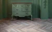 Плитка ПВХ Vinilam PARQUET Herringbone RI153616CL4 Шеврон Шампань
