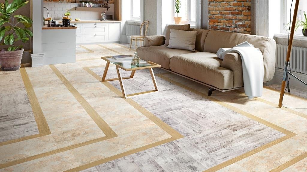 Арт кварцвинил — эффектный дизайнерский пол для современных интерьеров Арт кварцвинил — эффектный дизайнерский пол для современных интерьеров