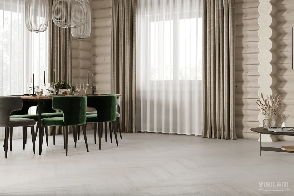 Плитка ПВХ Vinilam PARQUET Herringbone IS11366 Паркет Санторини