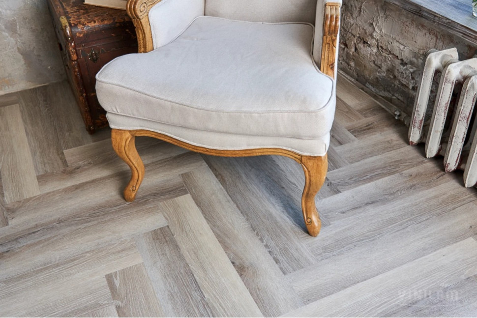 Виниловый ламинат VINILAM PARQUET HERRINGBONE Glue GD11122 Паркет Эрмитаж Glue