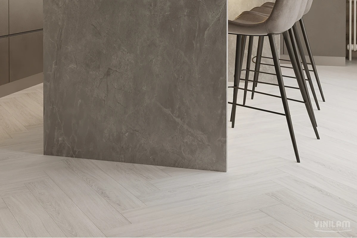 Плитка ПВХ Vinilam PARQUET Herringbone IS11366 Паркет Санторини