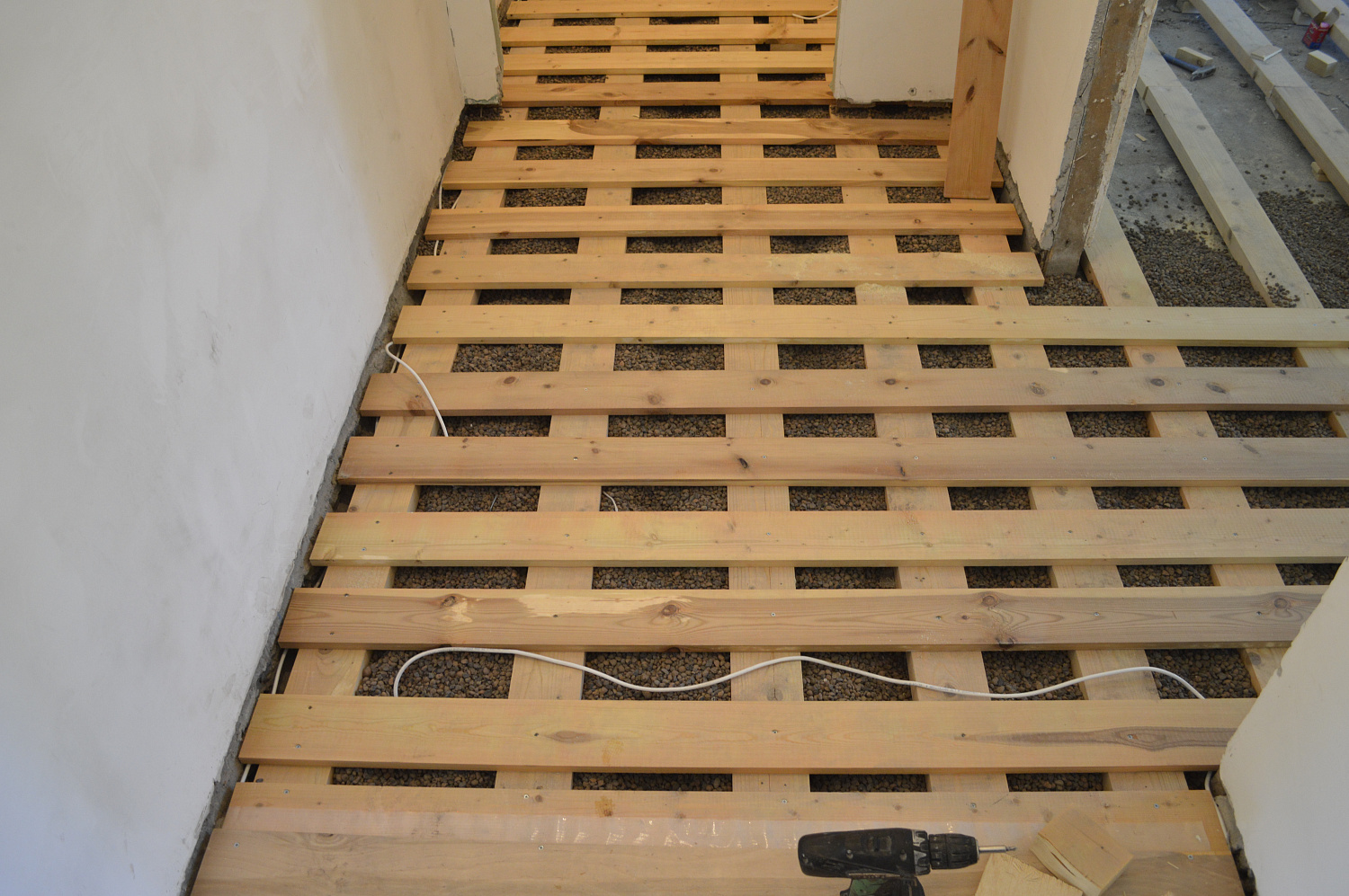 Монтаж черновых полов