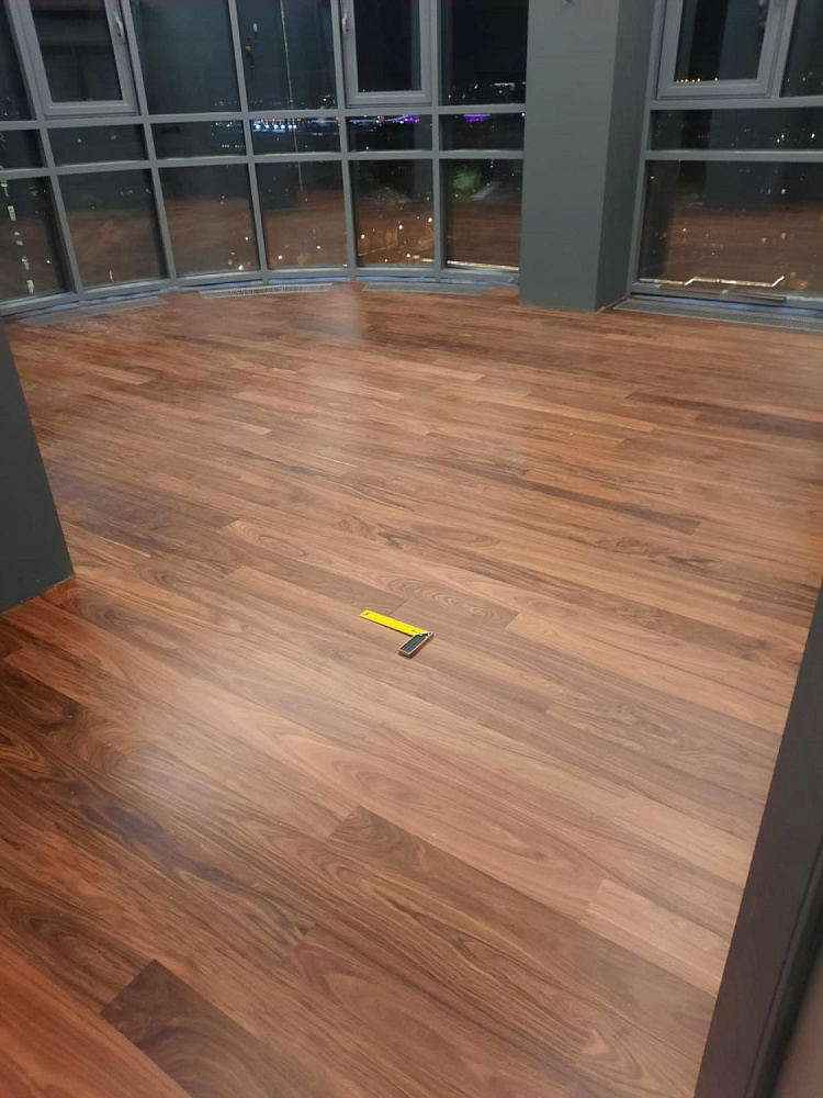 Укладка Кварц Паркета в ЖК Граф Орлов