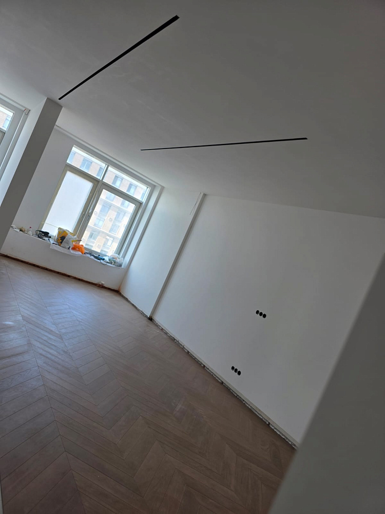 Укладка каменного ламината SPC Aberhof Chevron 2016