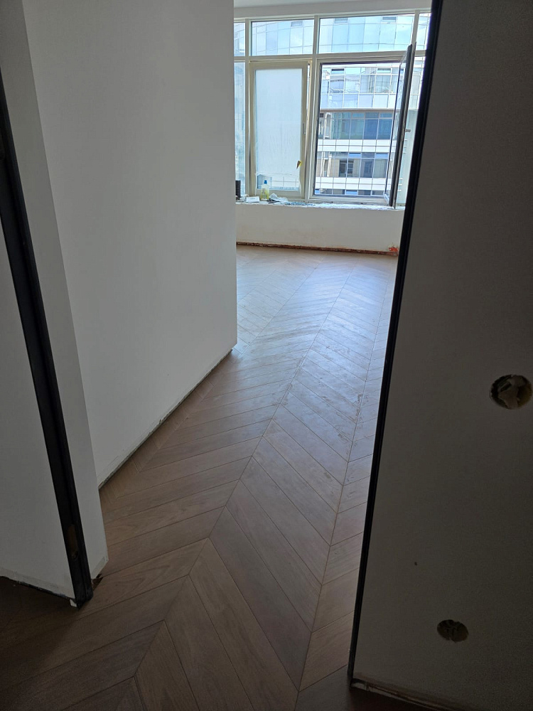 Укладка каменного ламината SPC Aberhof Chevron 2016