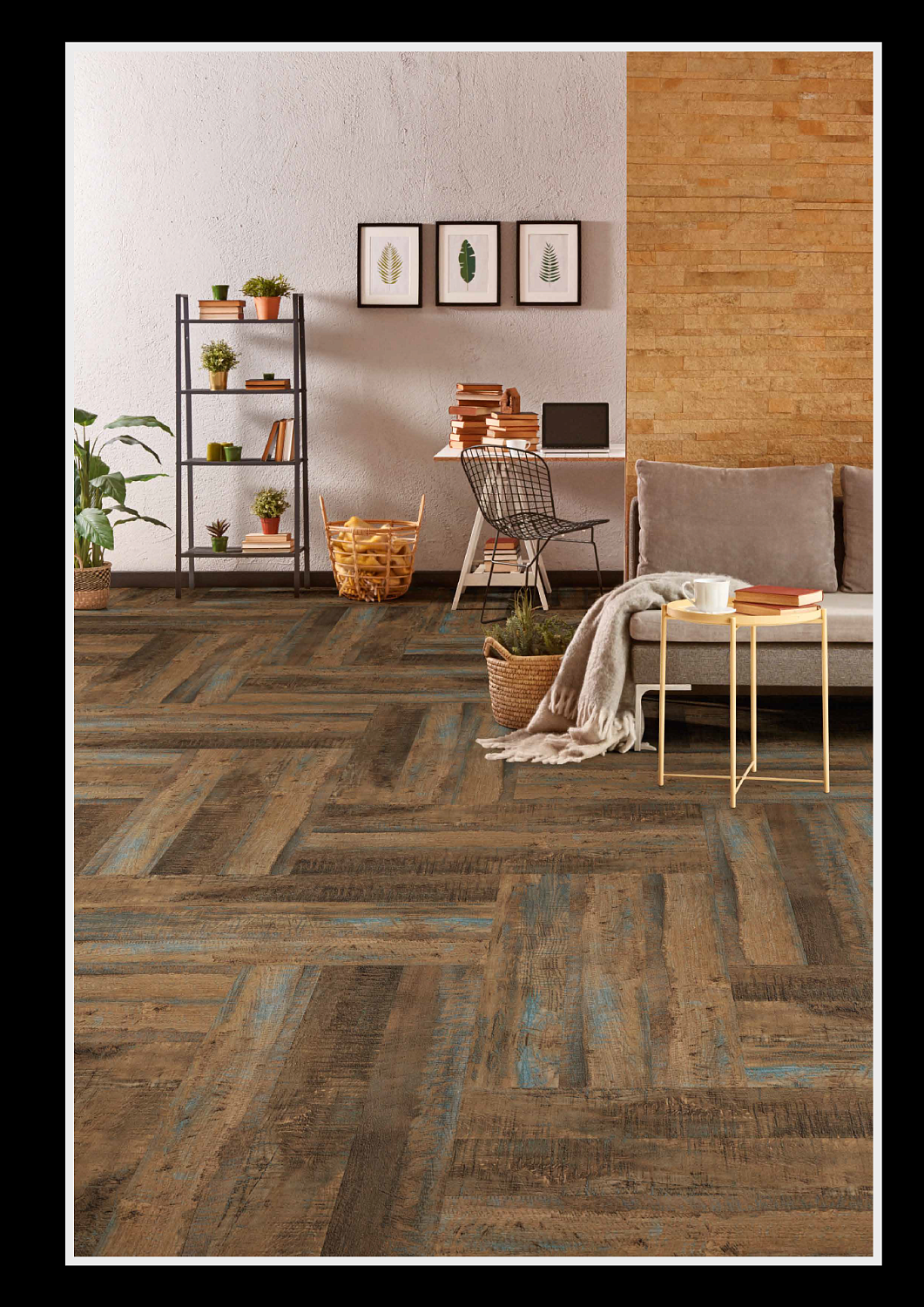 Арт кварцвинил — эффектный дизайнерский пол для современных интерьеров 