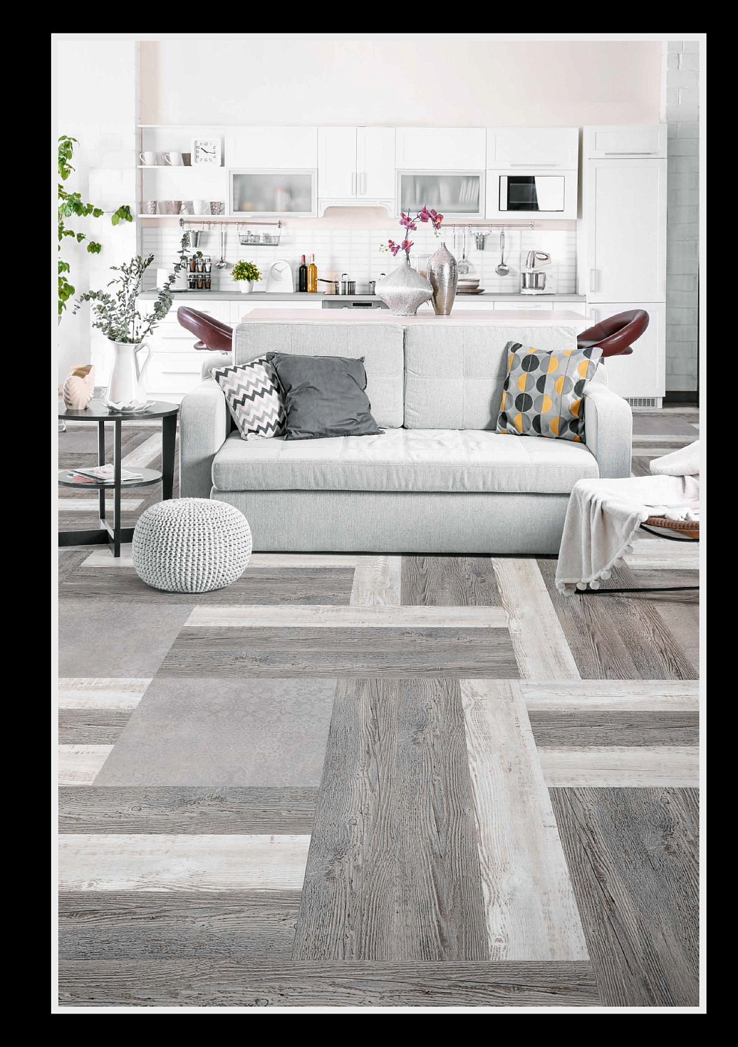 Арт кварцвинил — эффектный дизайнерский пол для современных интерьеров 