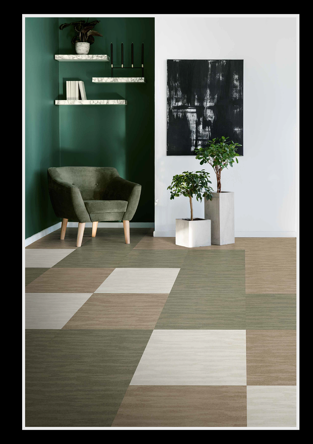 Арт кварцвинил — эффектный дизайнерский пол для современных интерьеров 